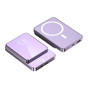 Slika od Power bank MagSafe M100 15W PD 20W+22.5W Fast 10000mAh ljubicasti