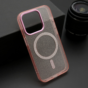 Slika od Futrola SPARKLING MagSafe za iPhone 15 Pro (6.1) roze