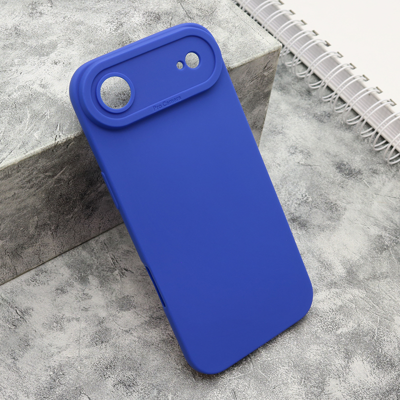 Slika od Futrola Silikon Pro Camera za iPhone AIR (6.6) tamno plava