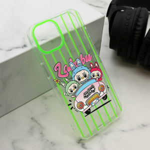 Slika od Futrola PRINT PARTY za iPhone 13 (6.1) zelena LBB004