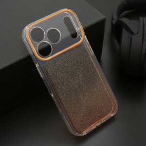 Slika od Futrola OMBRE GLITTER za iPhone 17 Pro (6.3) narandzasta