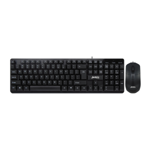 Slika od Tastatura kancelarijska i mis zicni G18 crna JEDEL